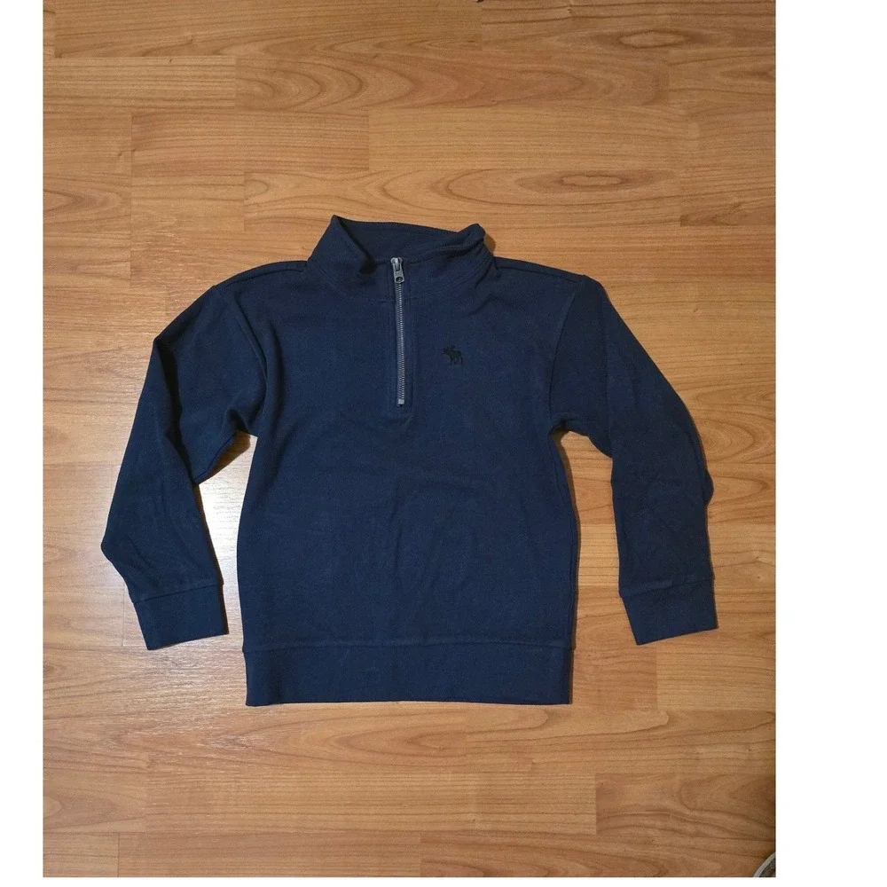 Abercrombie Kids Preppy Basic Quarter-Zip Pullover Youth Size 7/8
